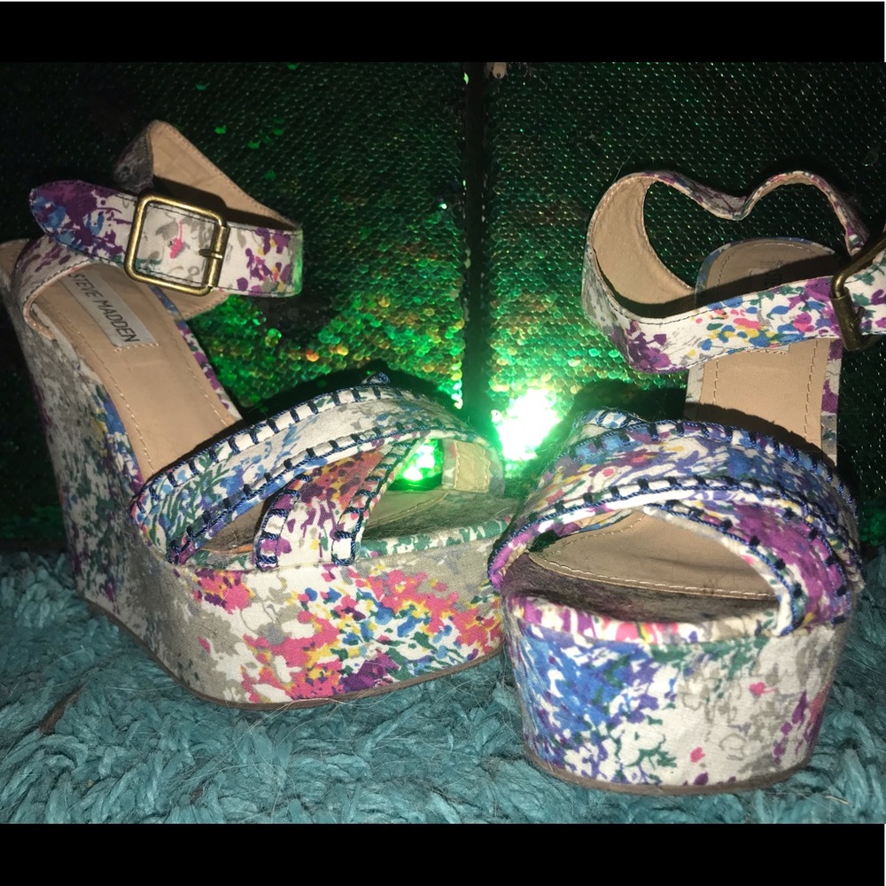 Steve Madden Platform Wedge Sandals